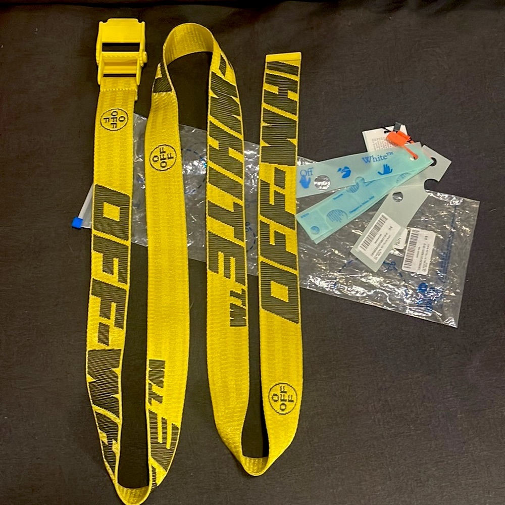 OFF-WHITE• Industrial Belt •Yellow•